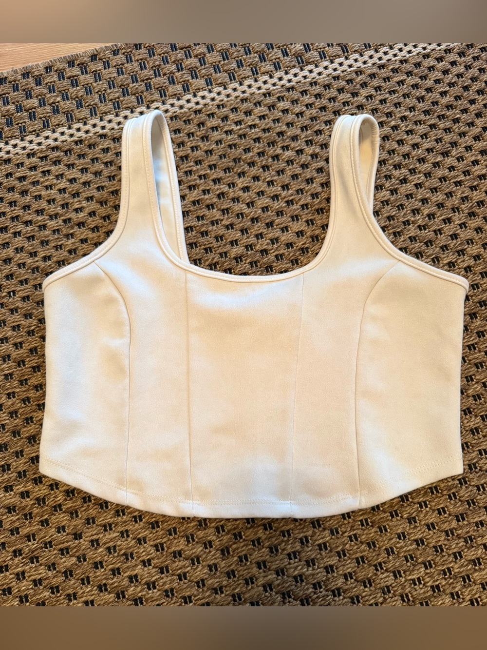 Women’s Altar’d State Cream Crop Tank Top